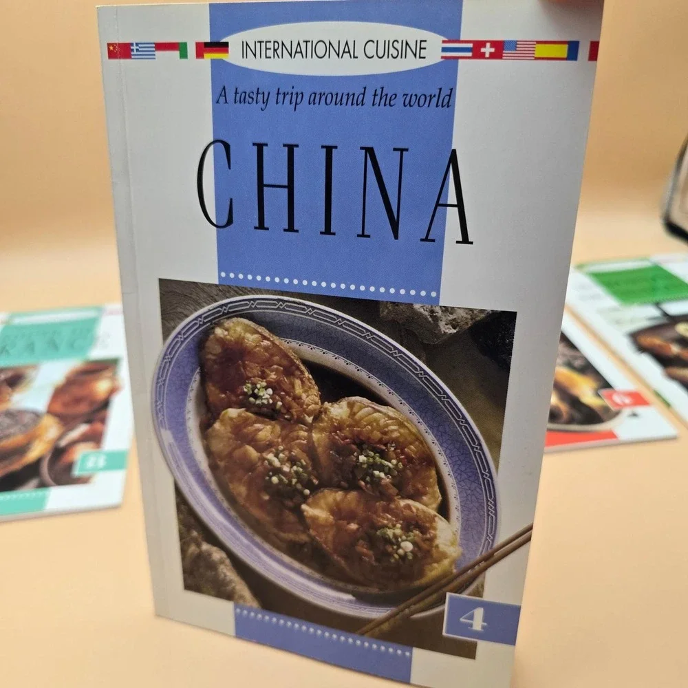 Vintage International Cuisine Cookbook Set of 7‎ Vol Marshall Cavendish 1992